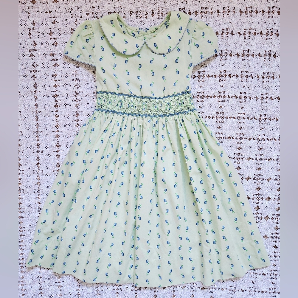 Just Friends smocked tulip floral dress